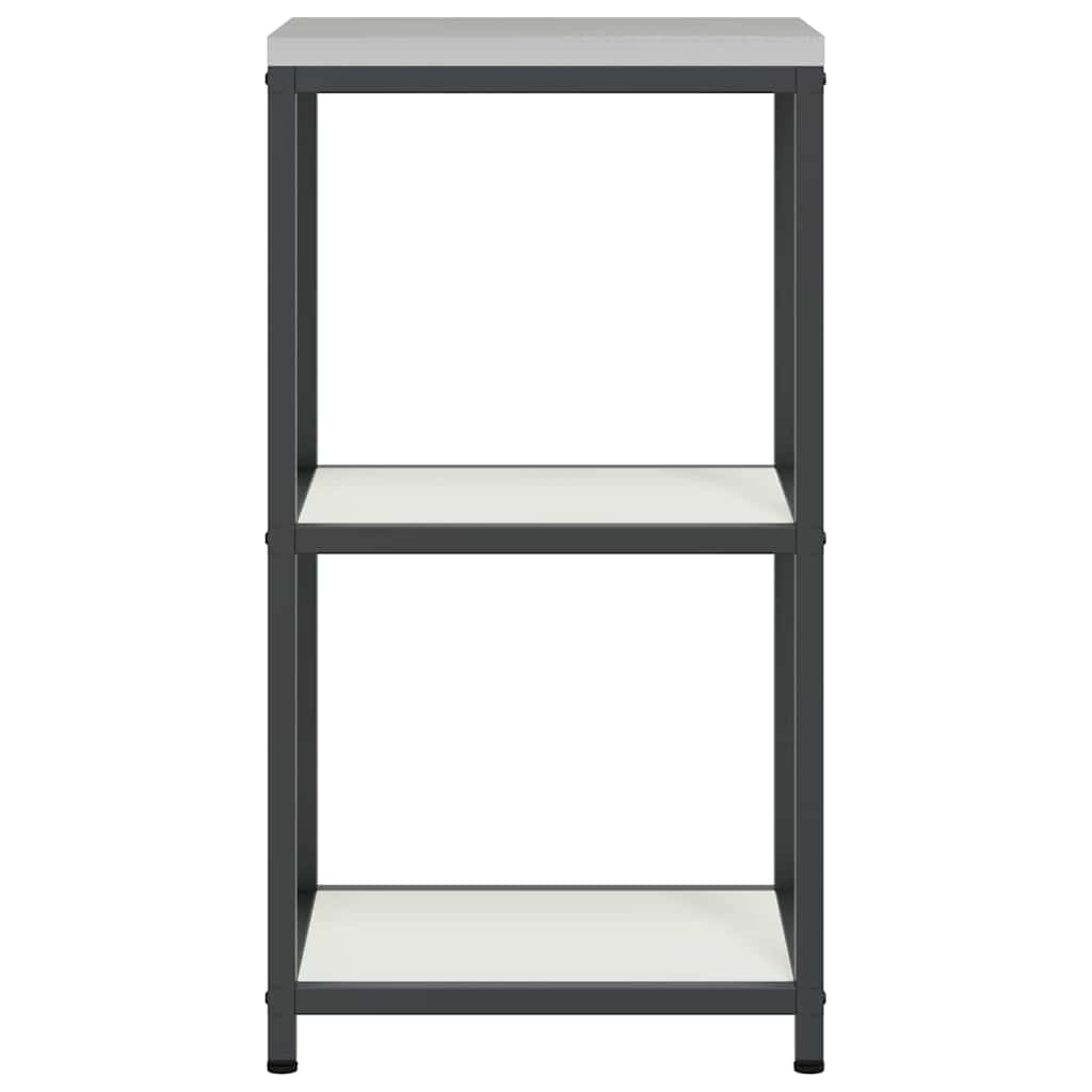 Kjøkkenoppbevaring HATTEM Hvit 40 x 50 x 92 cm Stål