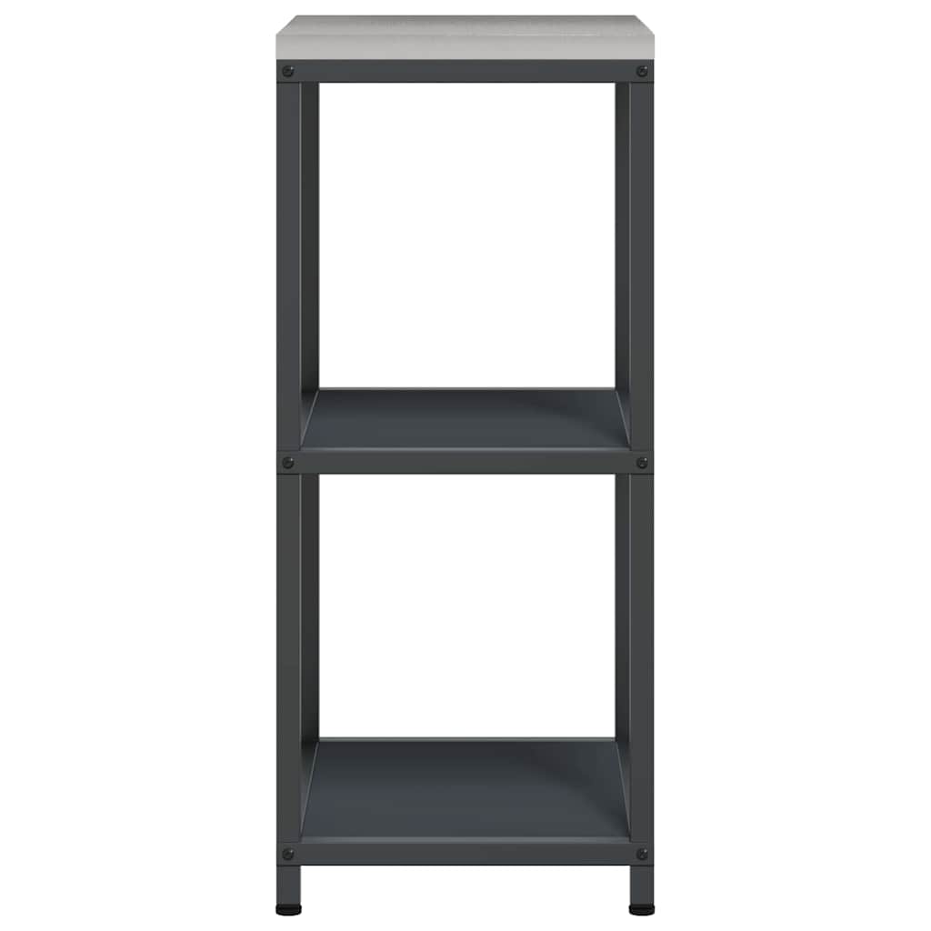 Kjøkkenoppbevaring HATTEM Antrasitt 40 x 50 x 92 cm Stål