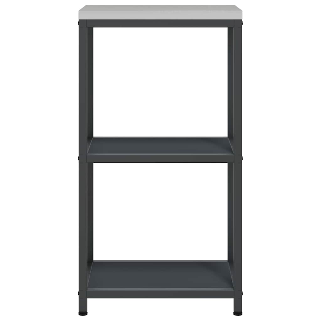 Kjøkkenoppbevaring HATTEM Antrasitt 40 x 50 x 92 cm Stål
