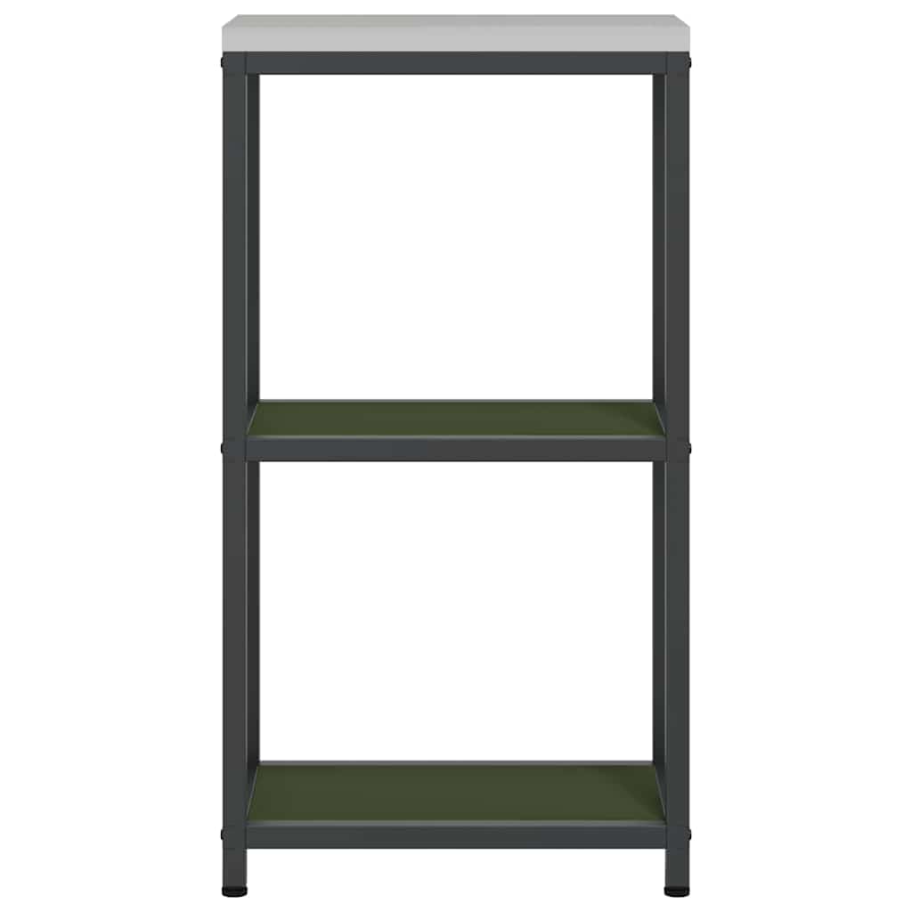 Kjøkkenoppbevaring HATTEM Olivengrønn 30 x 50 x 92 cm Stål