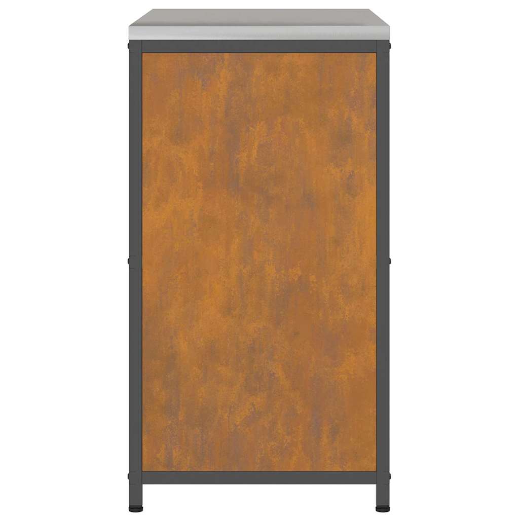 Kjøkkenoppbevaring HATTEM Rusten 90 x 50 x 92 cm Stål