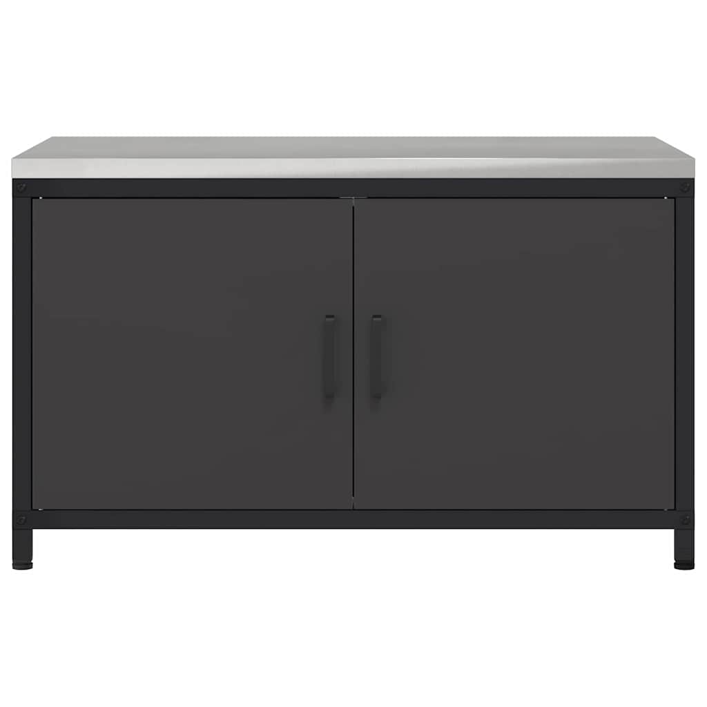 Kjøkkenoppbevaring HATTEM Svart 90 x 50 x 53 cm Stål