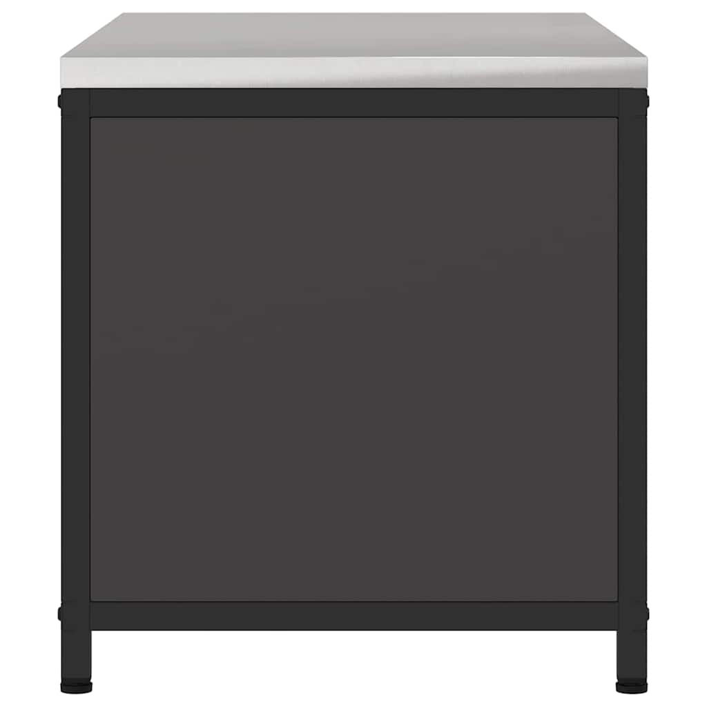 Kjøkkenoppbevaring HATTEM Svart 90 x 50 x 53 cm Stål