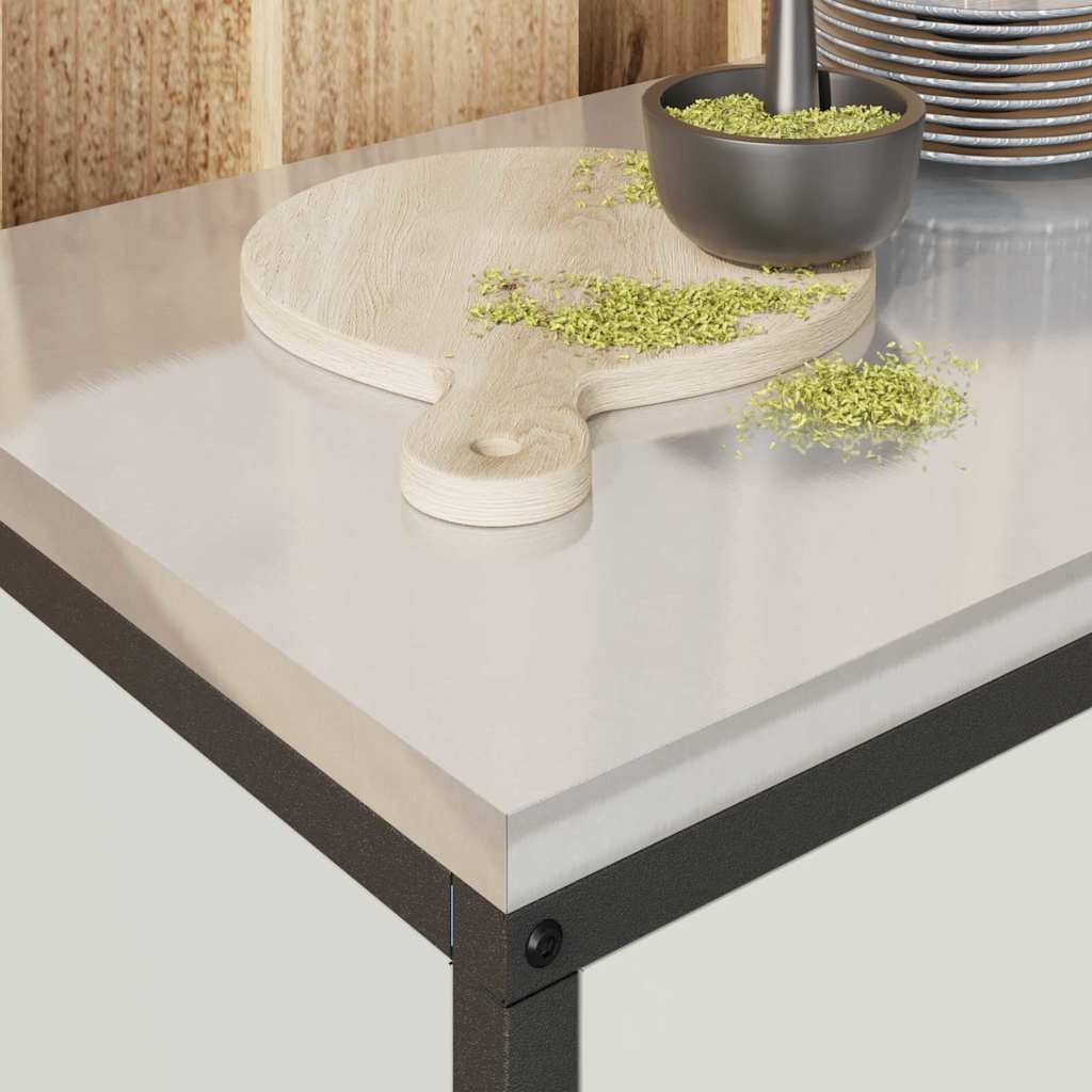 Kjøkkenoppbevaring HATTEM Hvit 90 x 50 x 53 cm Stål