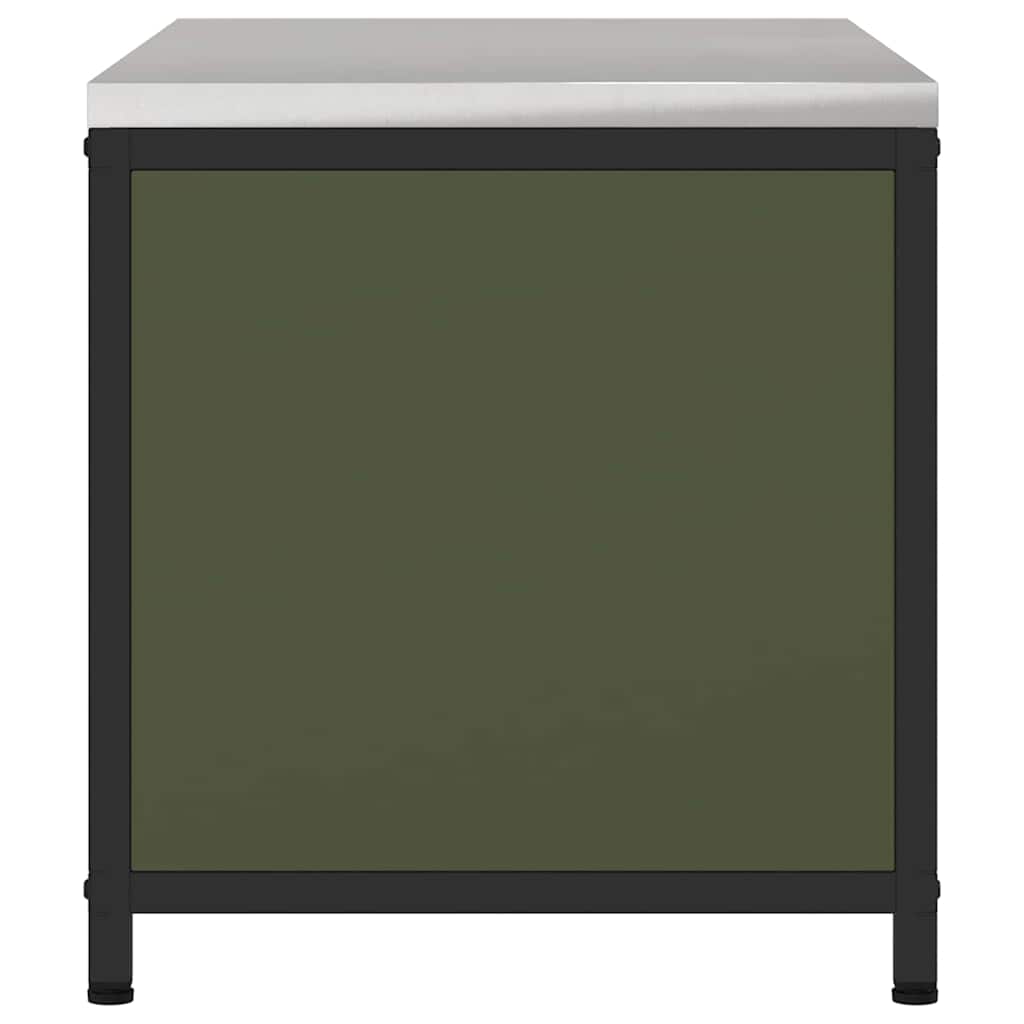 Kjøkkenoppbevaring HATTEM Olivengrønn 90 x 50 x 53 cm Stål
