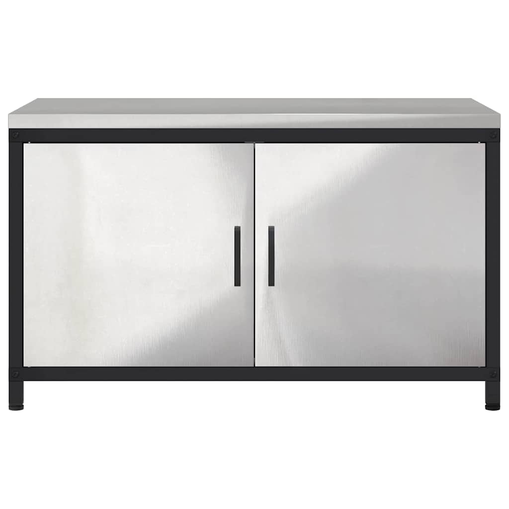 Kjøkkenoppbevaring HATTEM Sølv 90 x 50 x 53 cm Stål