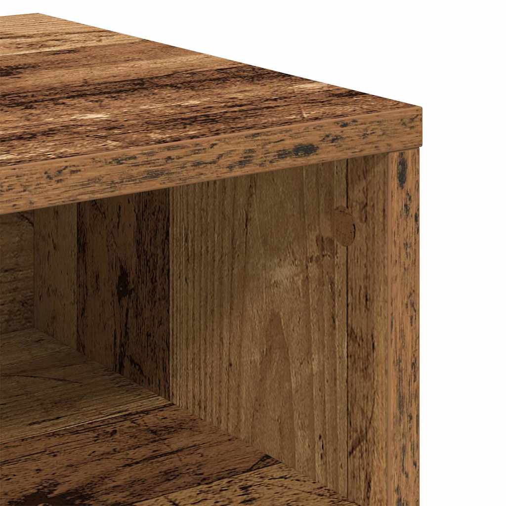 Nattbordskap 2 pcs Gammelt tre 40 x 40 x 30 cm Konstruert tre
