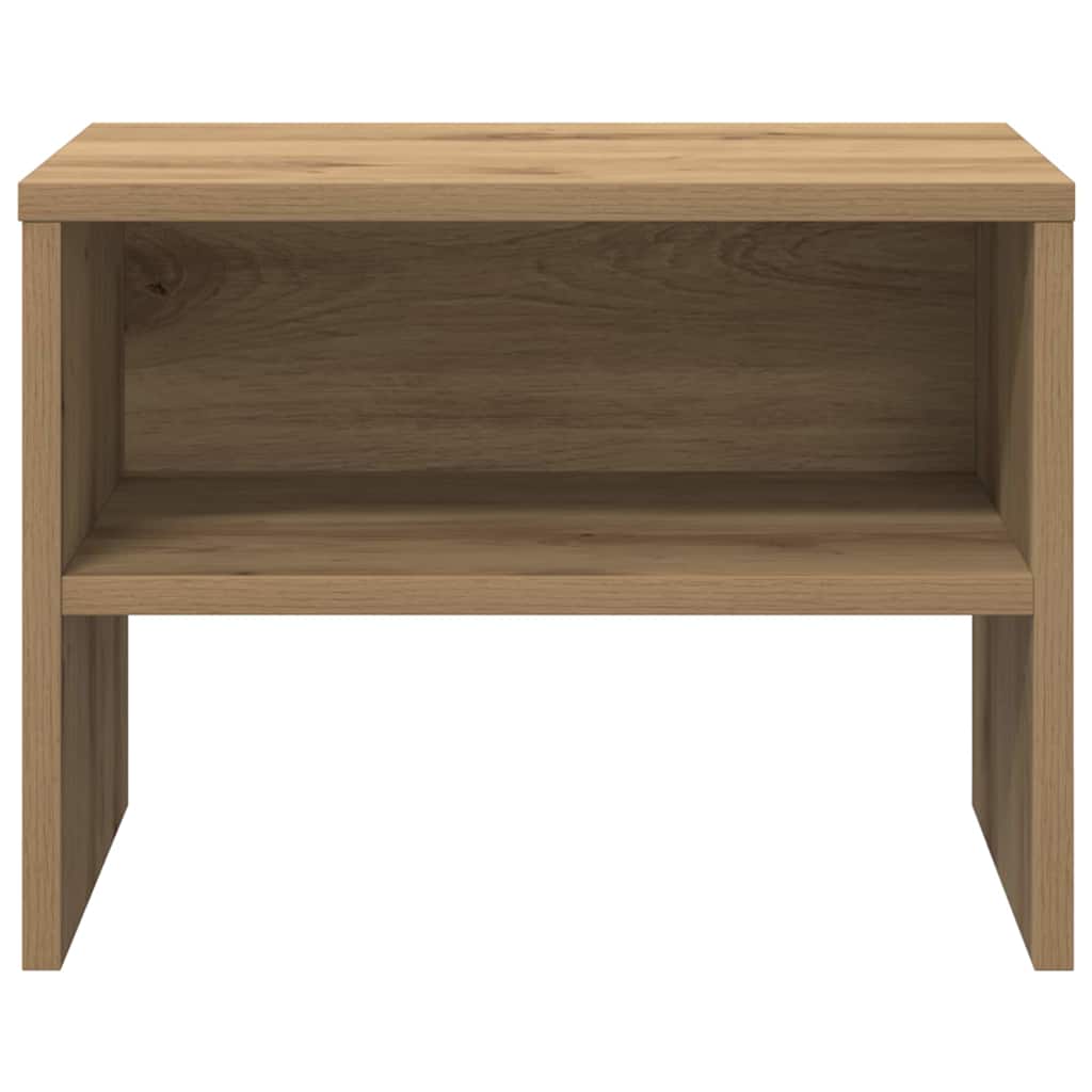 Nattbordskap 2 pcs artisan eik 40 x 40 x 30 cm Konstruert tre