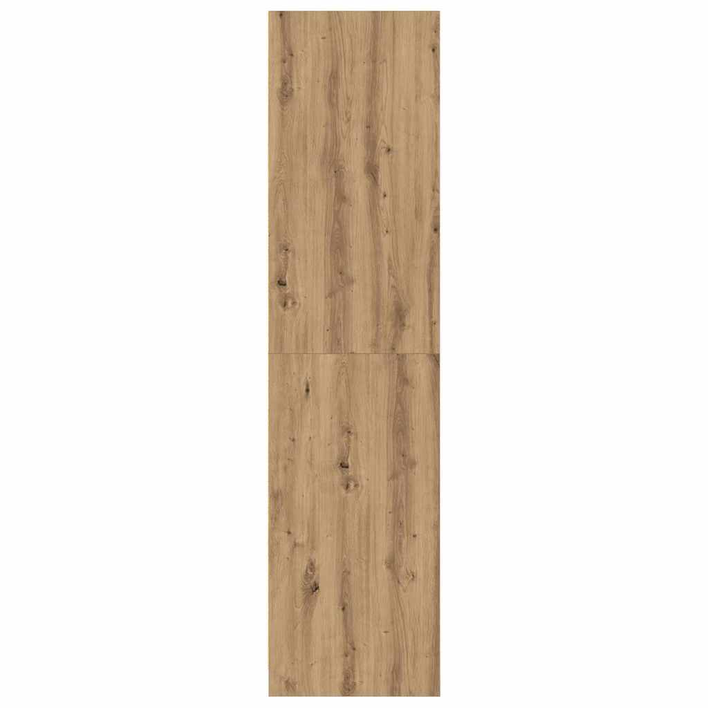Garderobeskap Artisan Eik 50 x 50 x 200 cm Konstruert tre