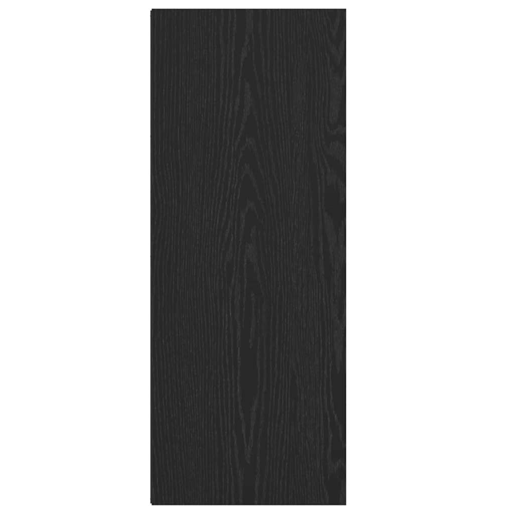 Bokhylle Svart Eik 40 x 30 x 77 cm Konstruert tre