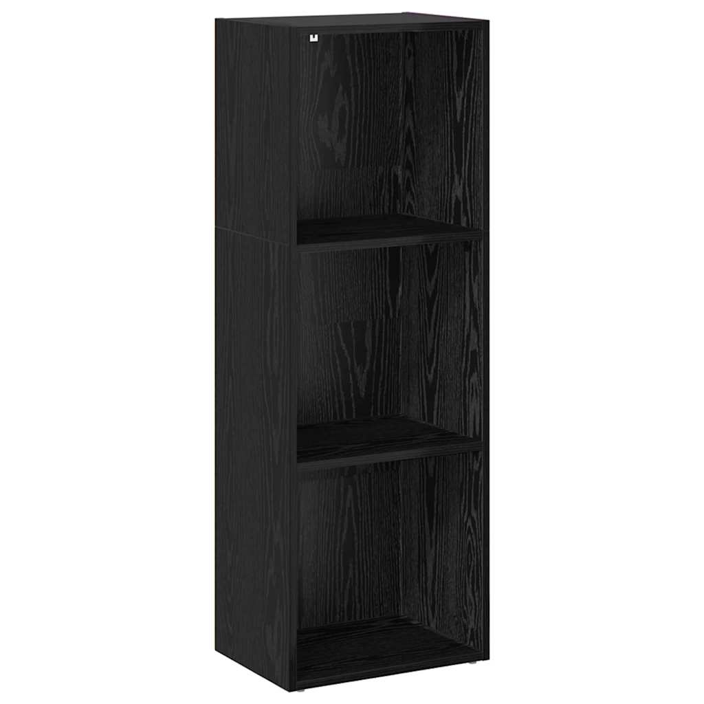 Bokhylle Svart Eik 40 x 30 x 114 cm Konstruert tre