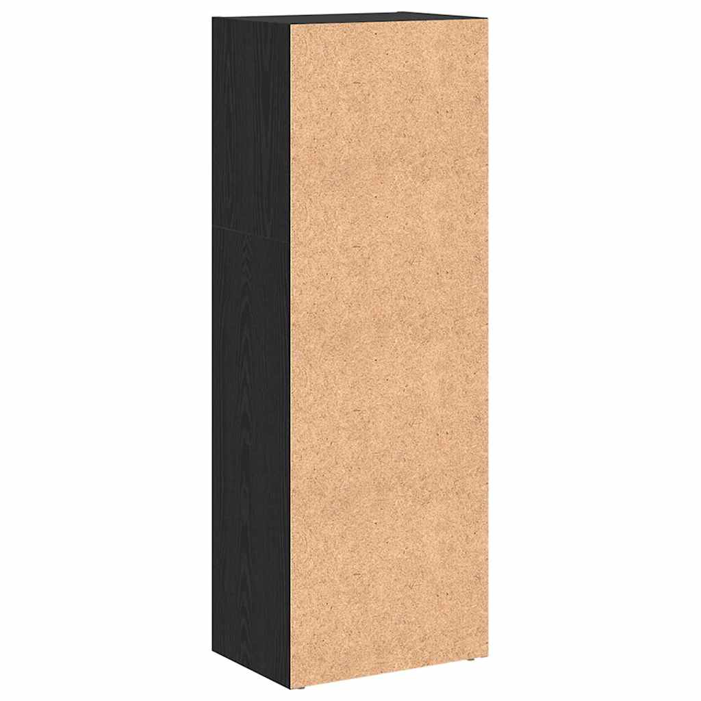 Bokhylle Svart Eik 40 x 30 x 114 cm Konstruert tre