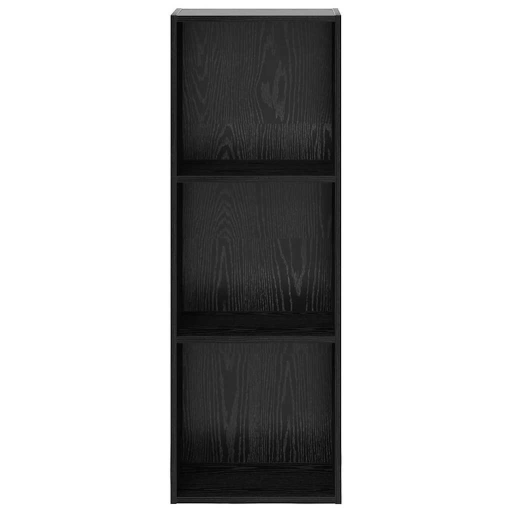 Bokhylle Svart Eik 40 x 30 x 114 cm Konstruert tre