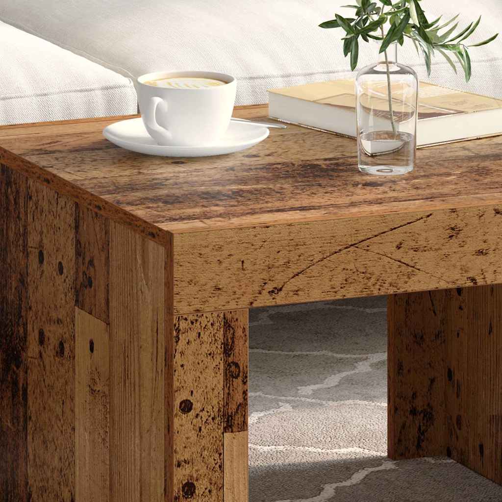 Kaffebord Gammelt tre 50 x 50 x 35 cm Konstruert tre