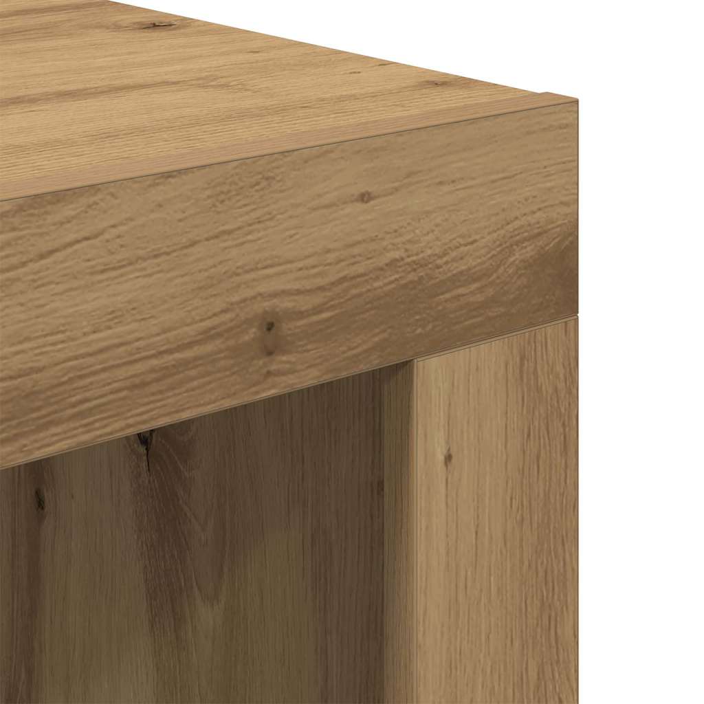 Kaffebord Artisan Eik 50 x 50 x 35 cm Konstruert tre