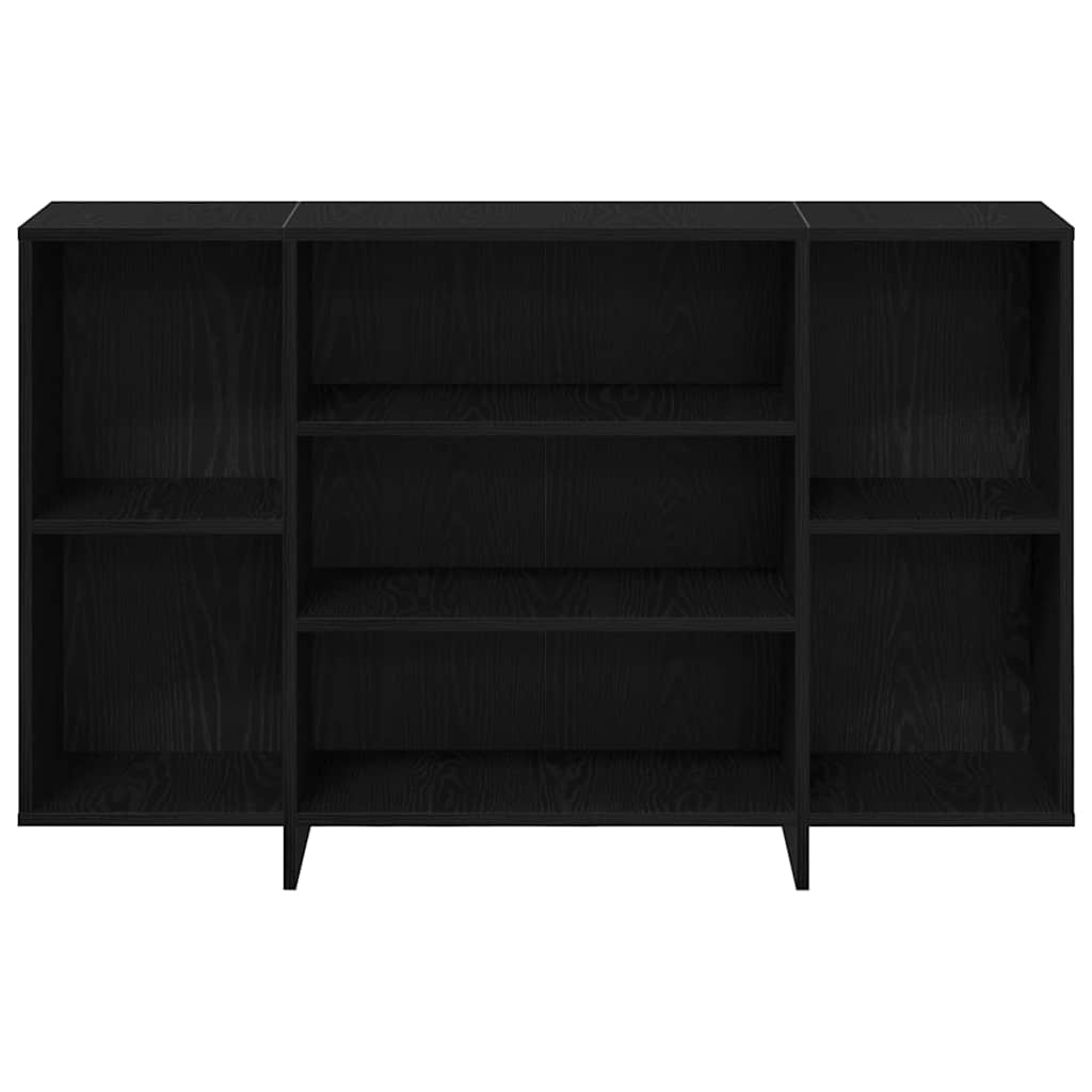 Serviesskap Svart Eik 120 x 30 x 75 cm Konstruert tre