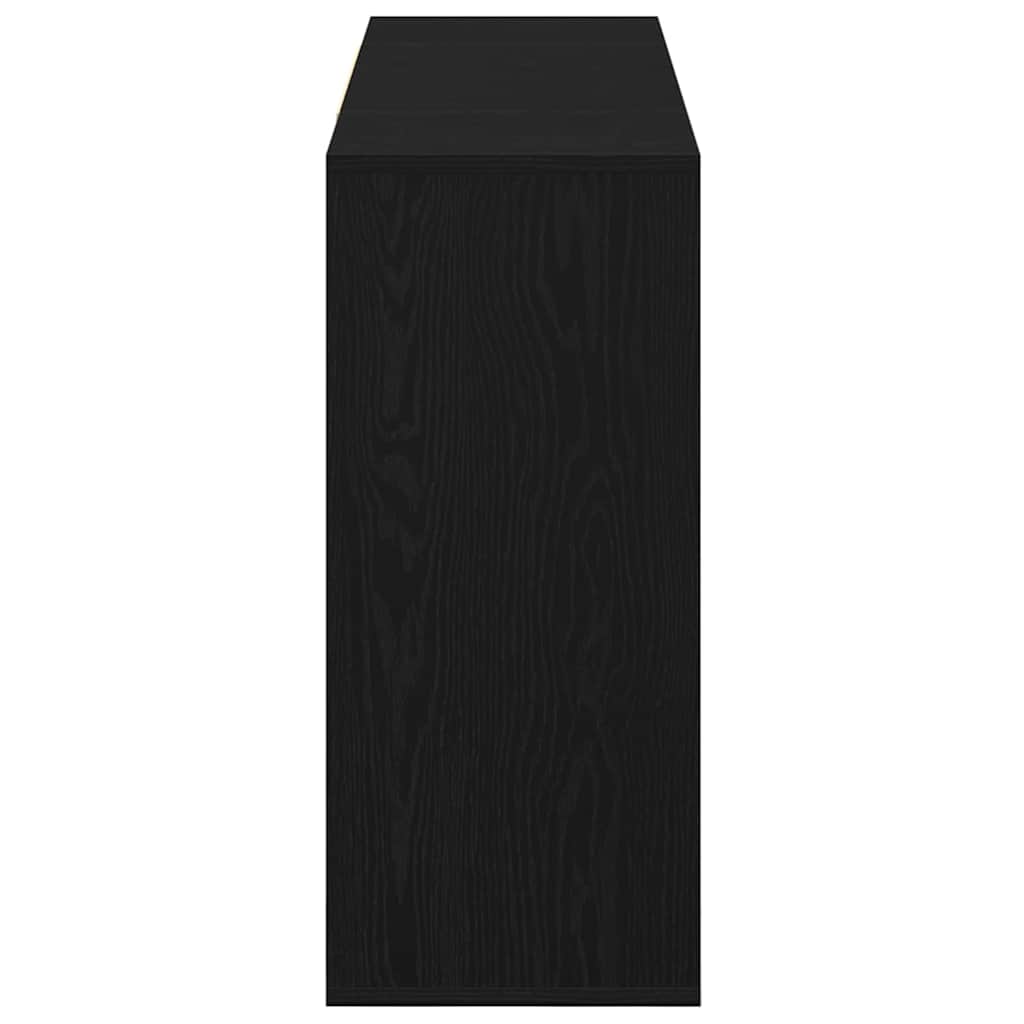 Serviesskap Svart Eik 120 x 30 x 75 cm Konstruert tre