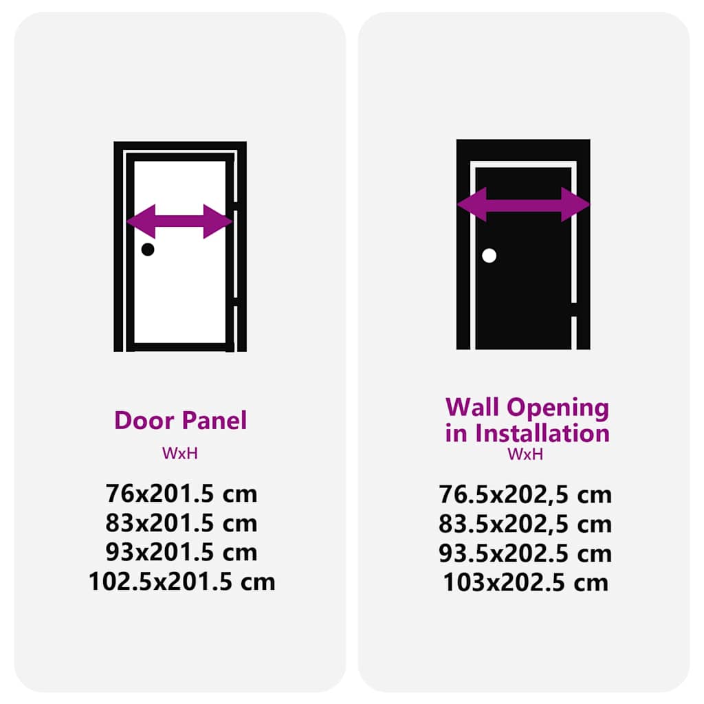 Glassdør Stripete Svart 76 x 3.5 x 201.5 cm Aluminium
