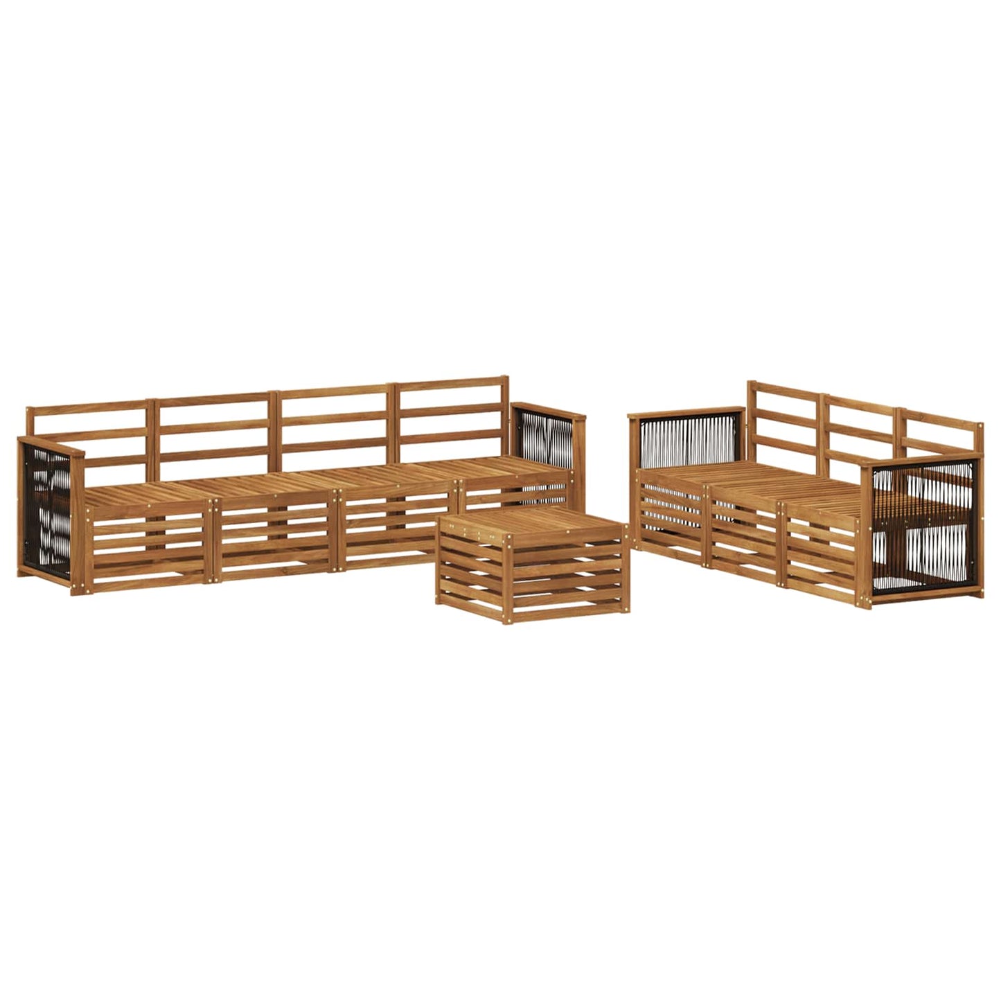 Sofasett 8 pcs Solid akasietre