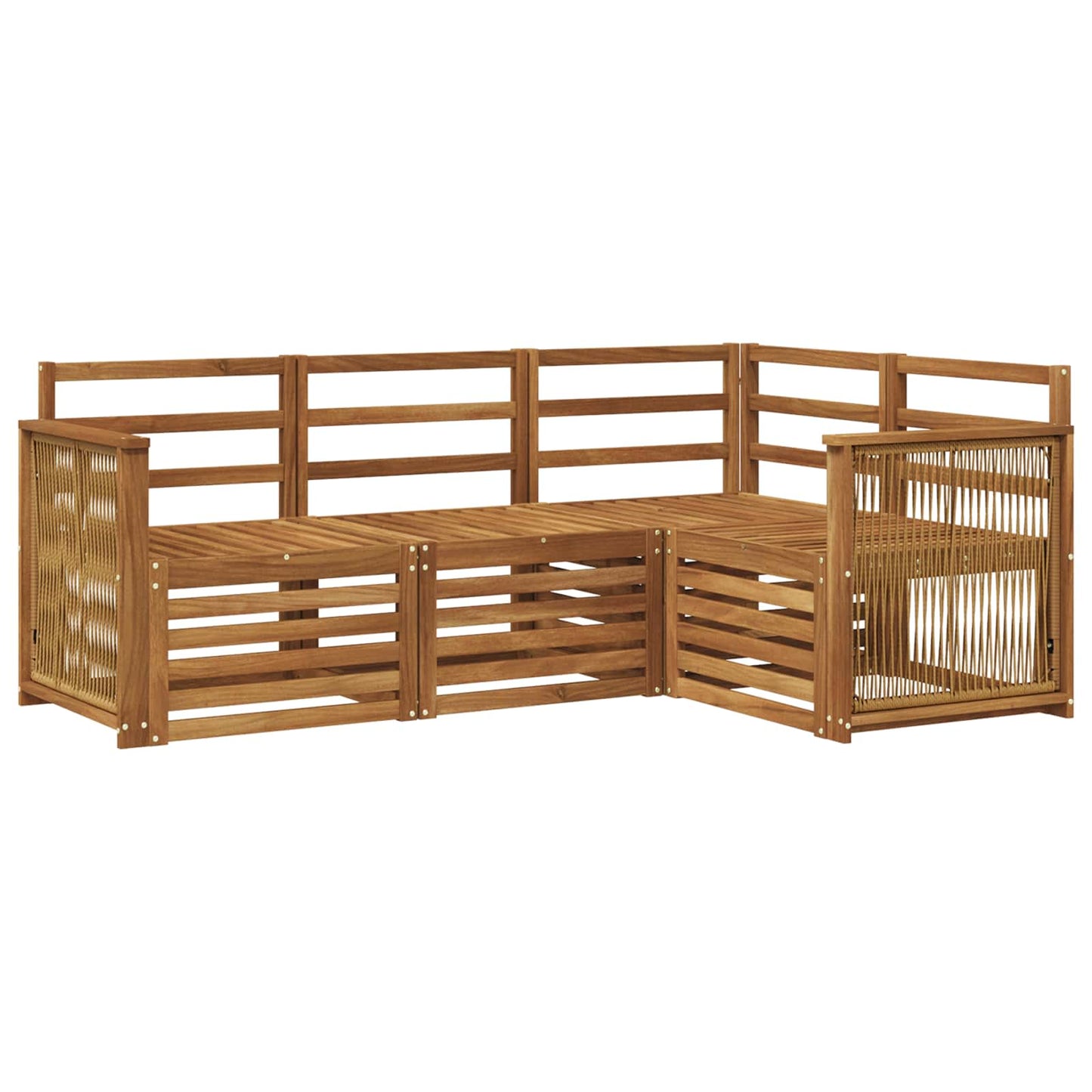 Sofasett 4 pcs Solid akasietre