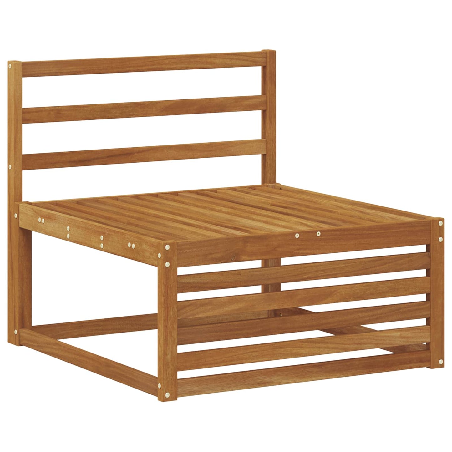 Utendørs sofa-sett 5 pcs Naturlig 79 x 79 x 37 cm
