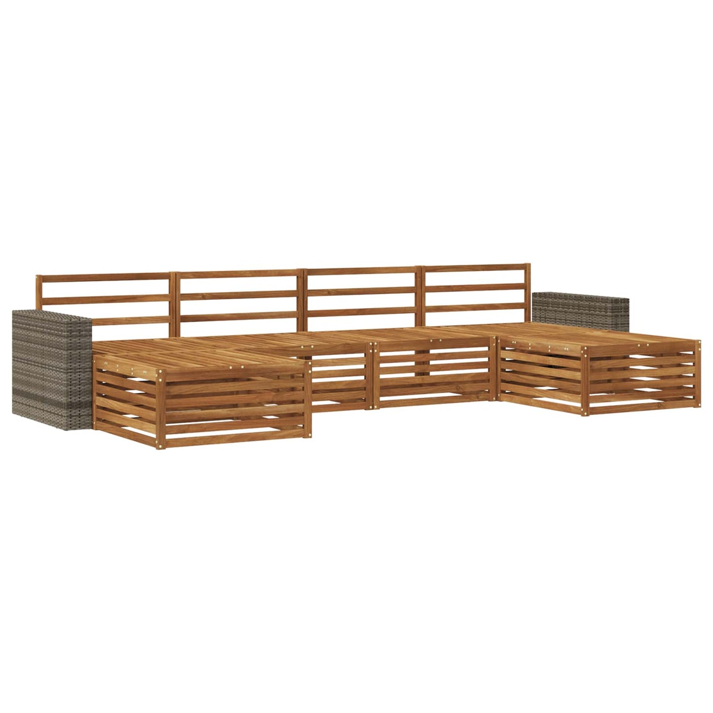 Sofasett 6 pcs Solid akasietre