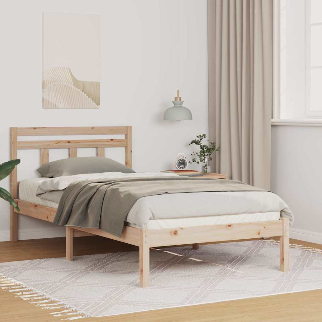 Sengestamme Brun 80 x 200 cm Massiv furu