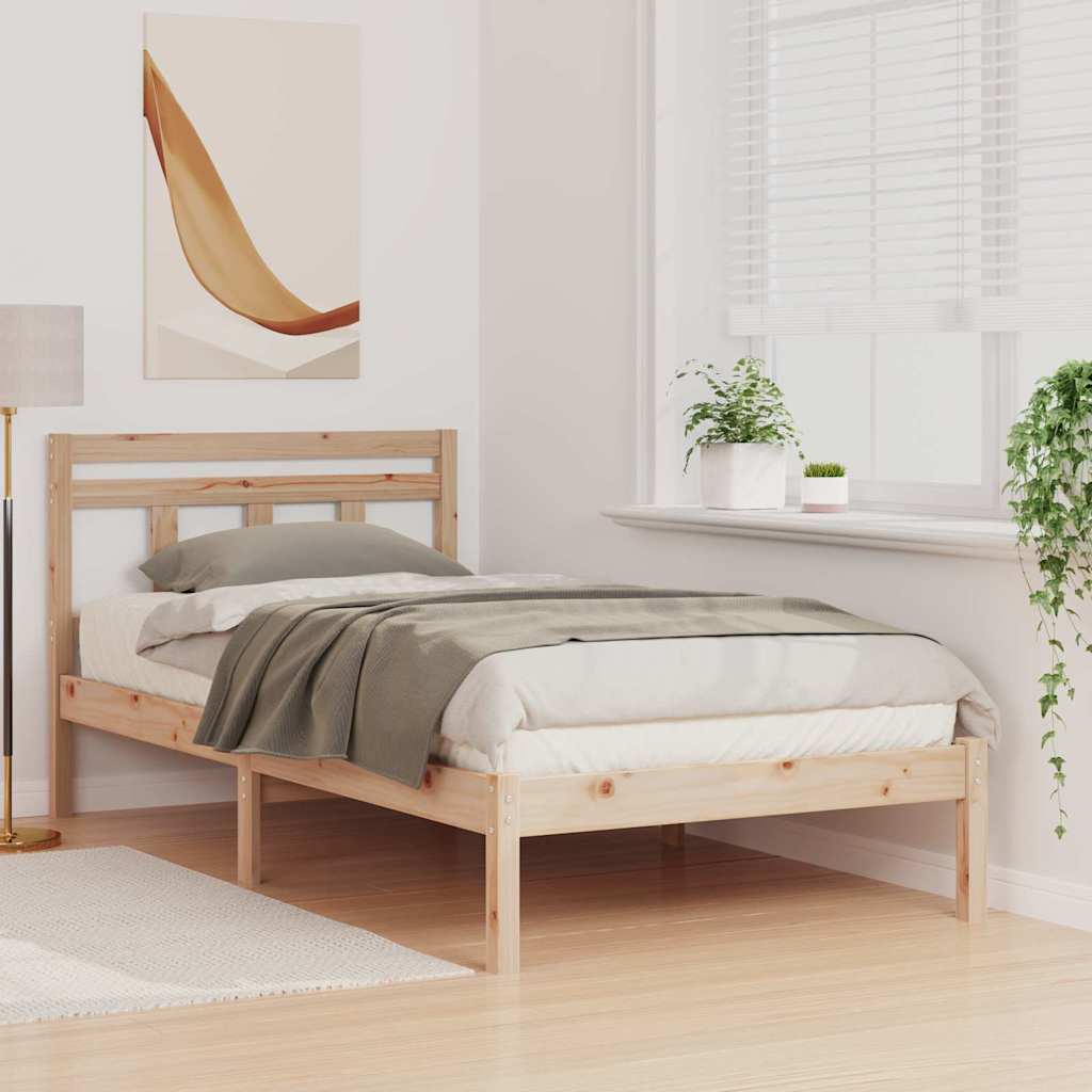 Sengestamme Brun 80 x 200 cm Massiv furu