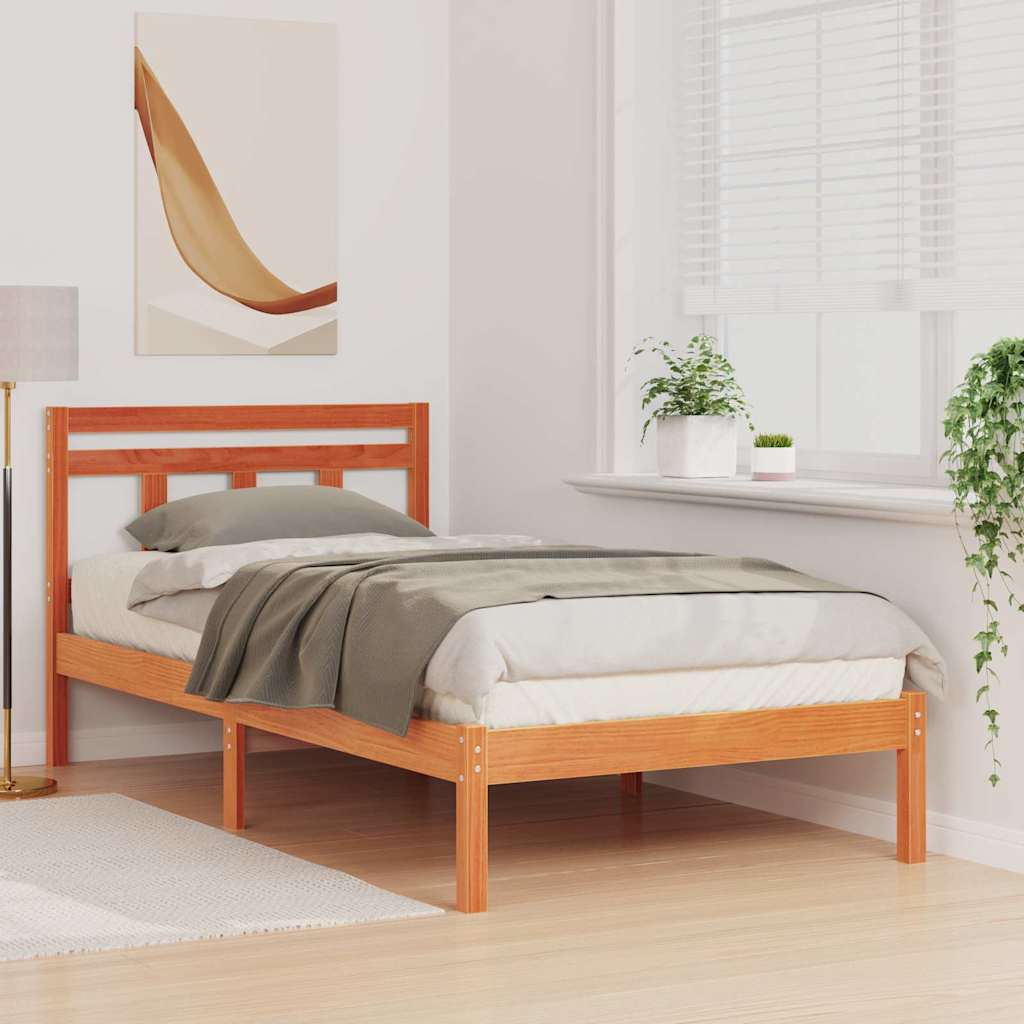 Sengestamme Brun 80 x 200 cm Massiv furu