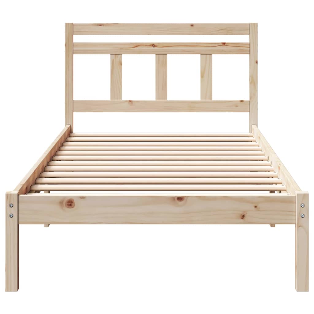 Sengestamme Brun 90 x 200 cm Massiv furu
