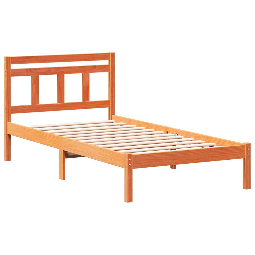 Sengestamme Brun 90 x 200 cm Massiv furu