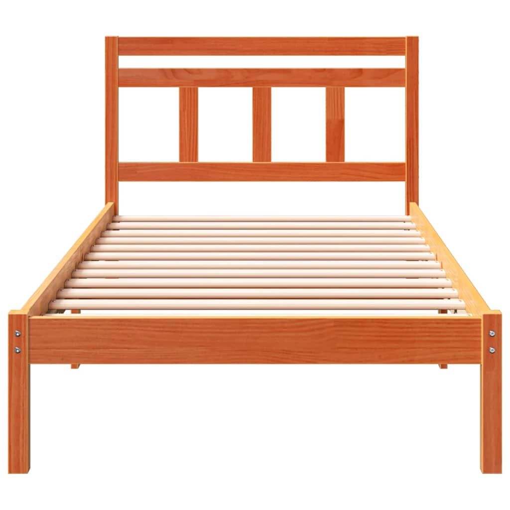 Sengestamme Brun 90 x 200 cm Massiv furu