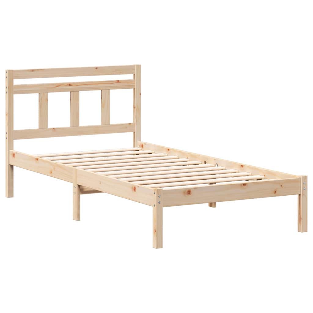 Sengestamme Brun 90 x 190 cm Massiv furu