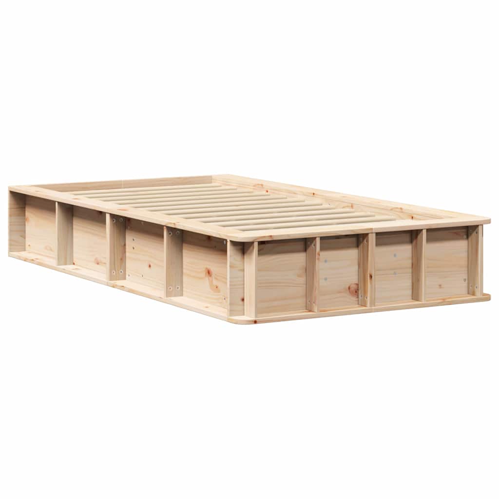 Sengestamme Vokset Brun 75 x 190 cm Massiv furu