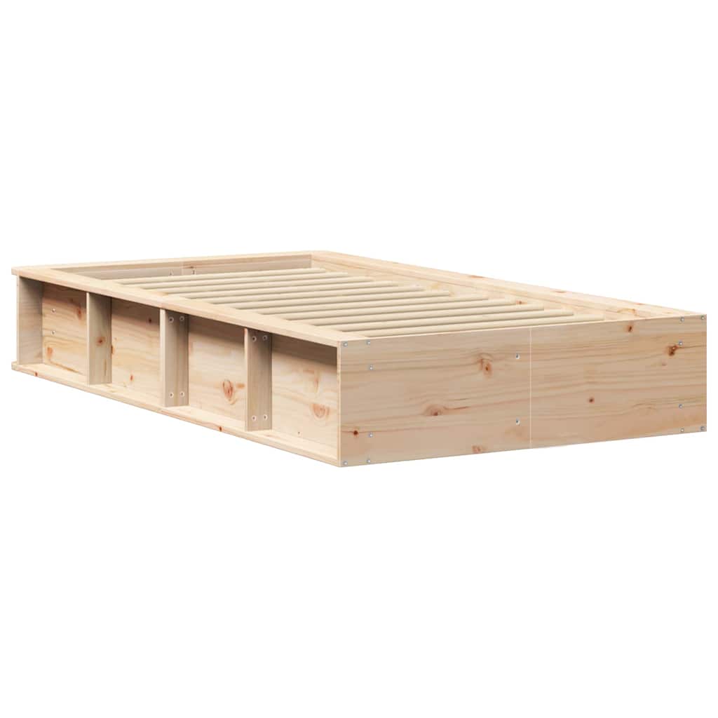 Sengestamme Vokset Brun 75 x 190 cm Massiv furu