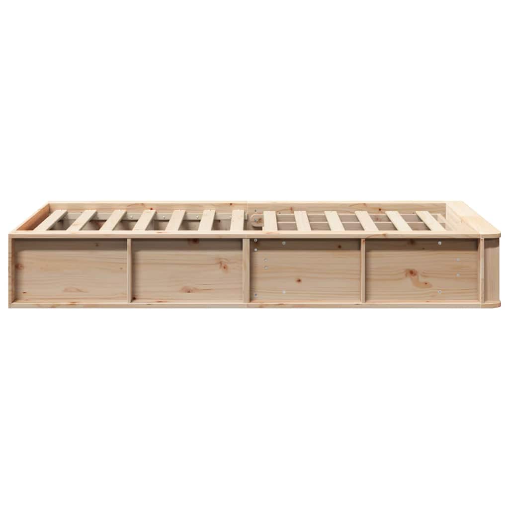 Sengestamme Vokset Brun 75 x 190 cm Massiv furu