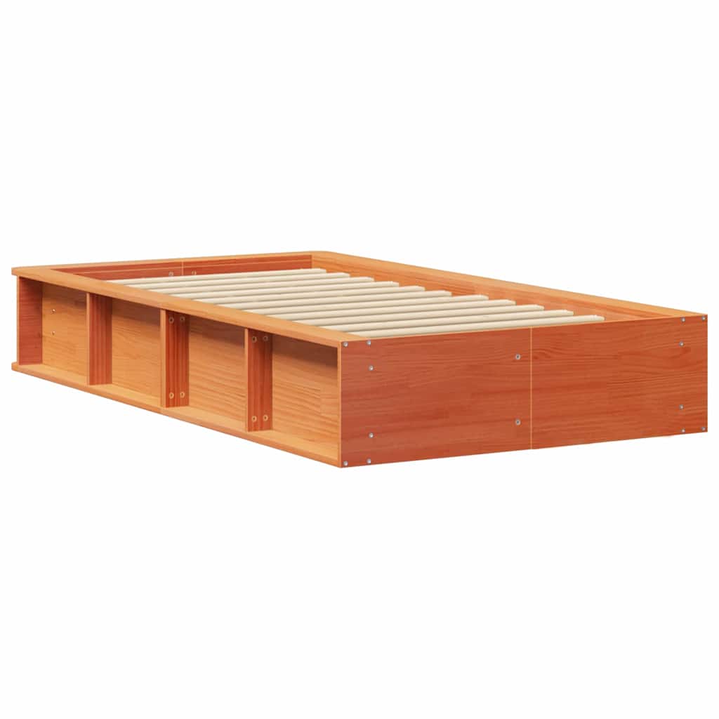 Sengestamme Vokset Brun 75 x 190 cm Massiv furu