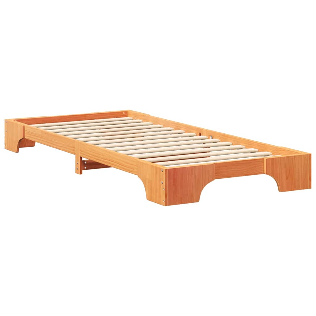 Sengestamme Brun 100 x 210 cm Massiv furu