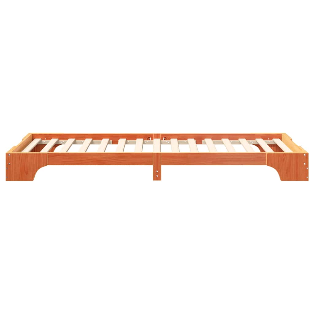 Sengestamme Brun 80 x 220 cm Massiv furu