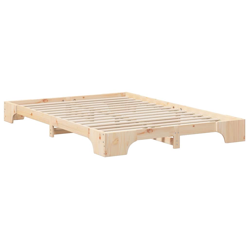 Sengestamme Brun 140 x 220 cm Massiv furu