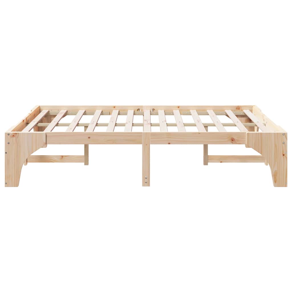 Sengestamme Brun 150 x 200 cm Massiv furu