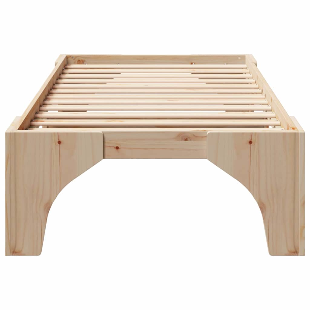 Sengestamme Brun 90 x 200 cm Massiv furu