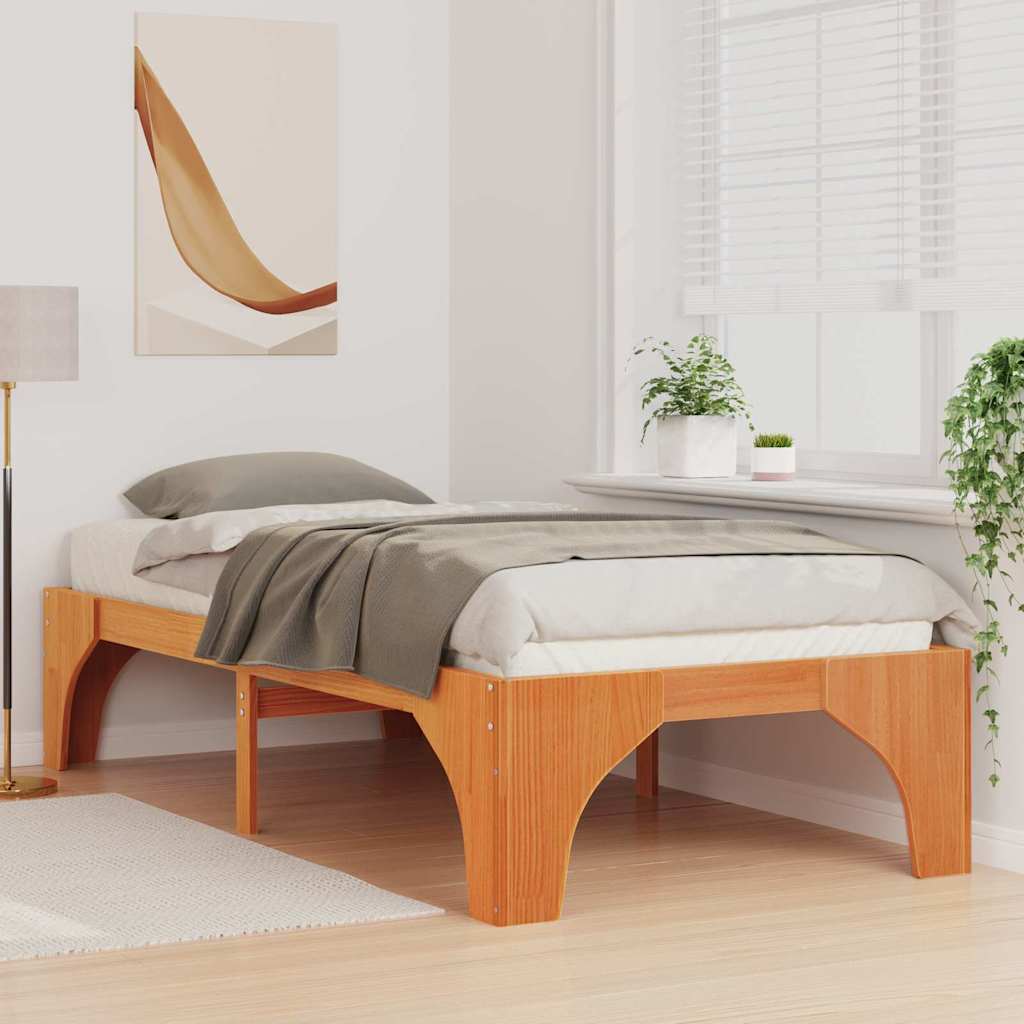 Sengestamme Brun 90 x 200 cm Massiv furu