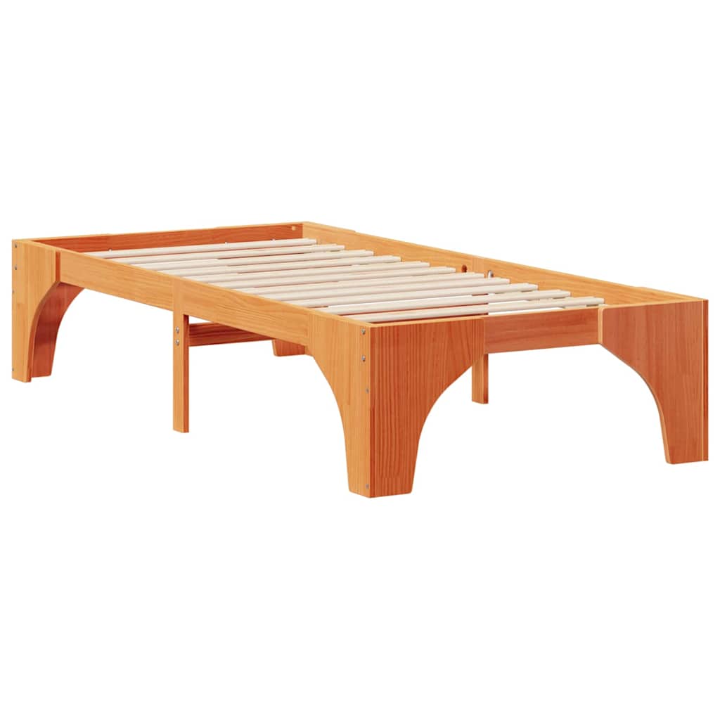 Sengestamme Brun 90 x 200 cm Massiv furu