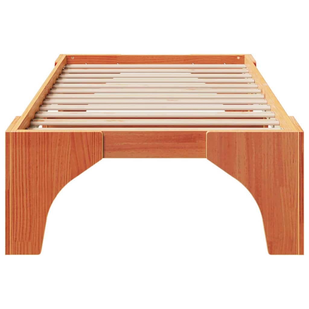 Sengestamme Brun 90 x 200 cm Massiv furu