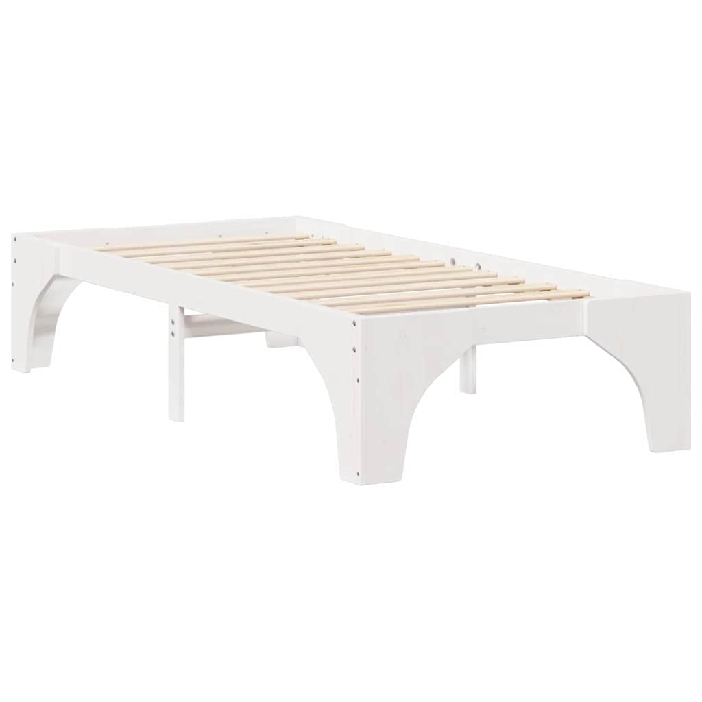 Sengestamme Hvit 90 x 190 cm Massiv furu
