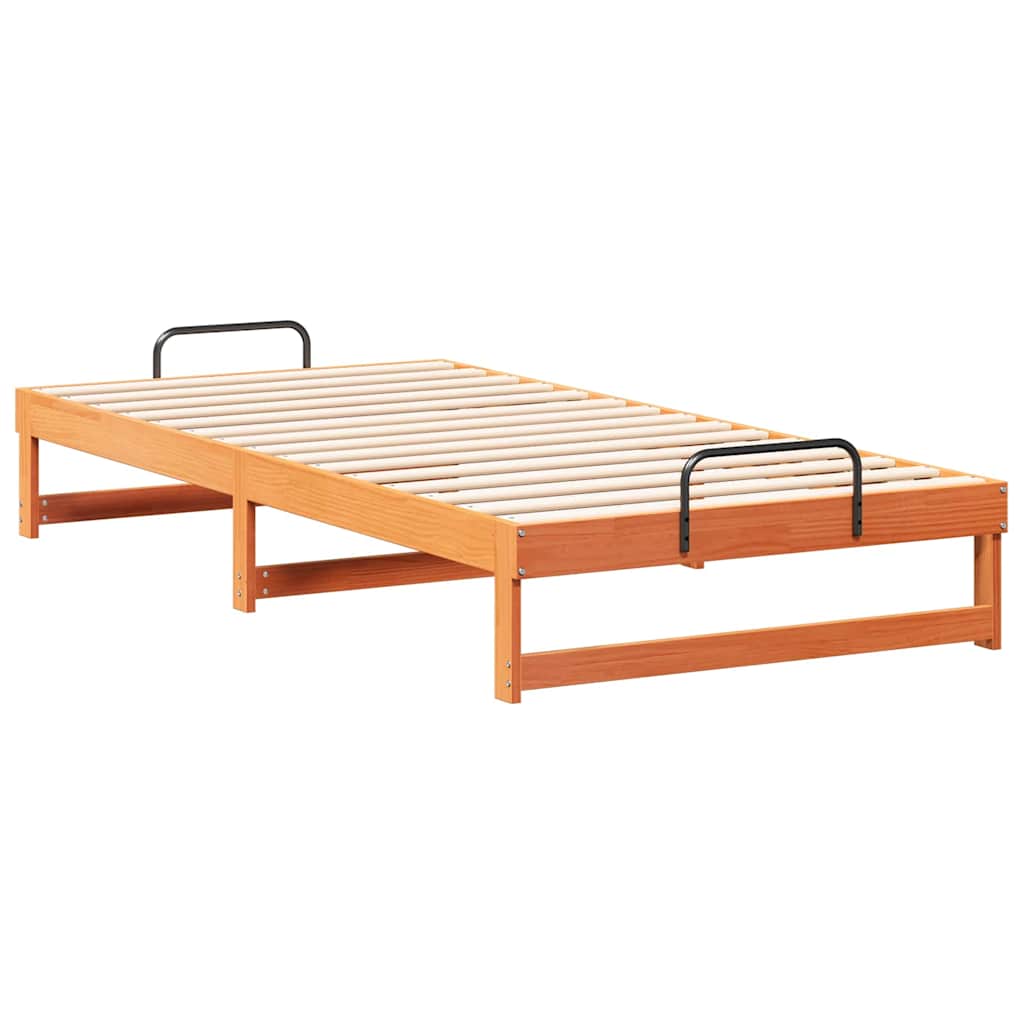 Sengestamme Brun 100 x 200 cm Massiv furu