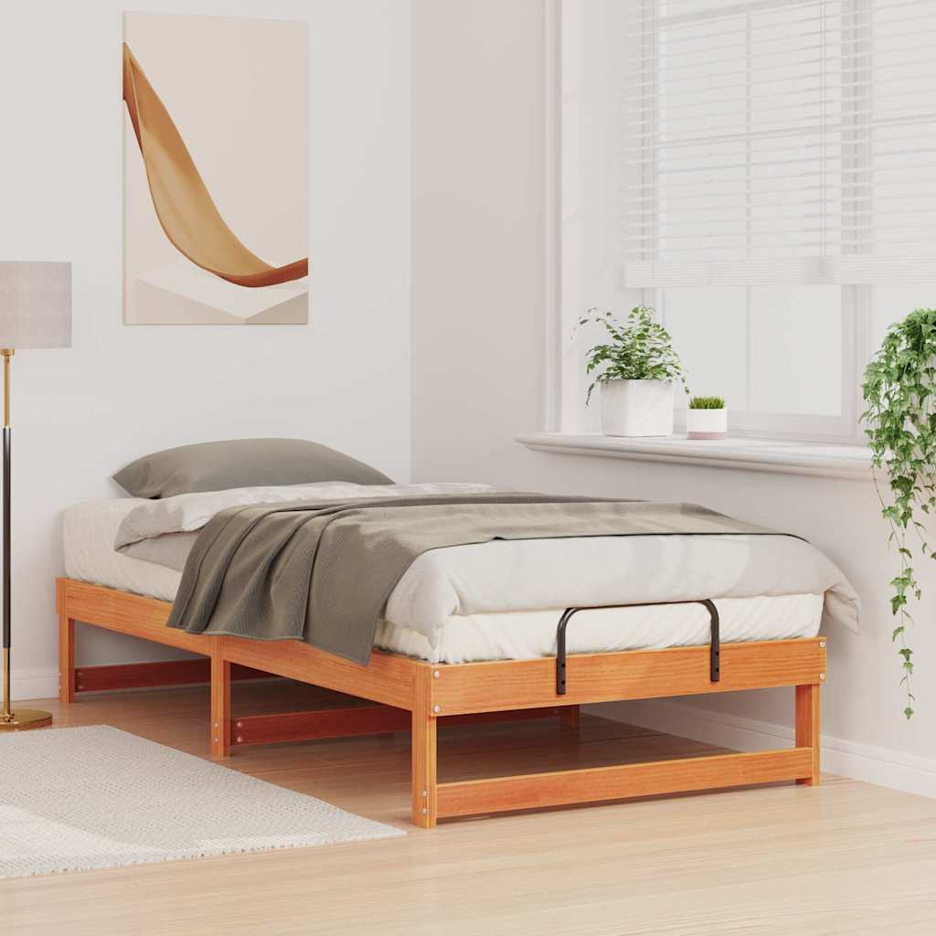 Sengestamme Brun 90 x 200 cm Massiv furu
