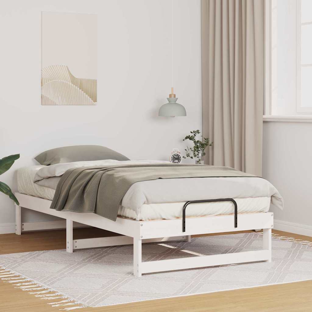 Sengestamme Hvit 90 x 190 cm Massiv furu