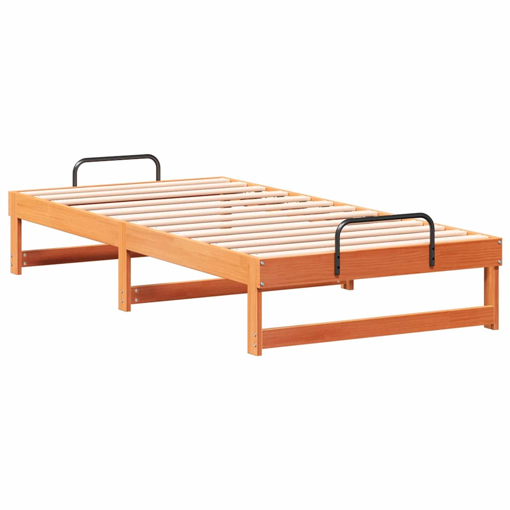 Sengestamme Brun 90 x 190 cm Massiv furu